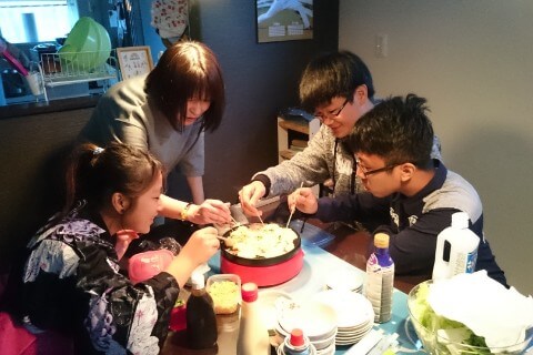 ホームステイの流れ